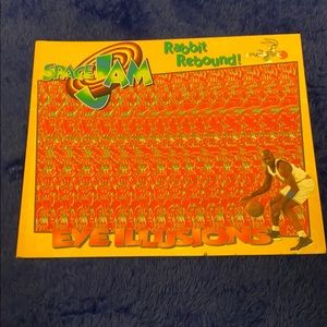 Vintage space jam eye illusions book